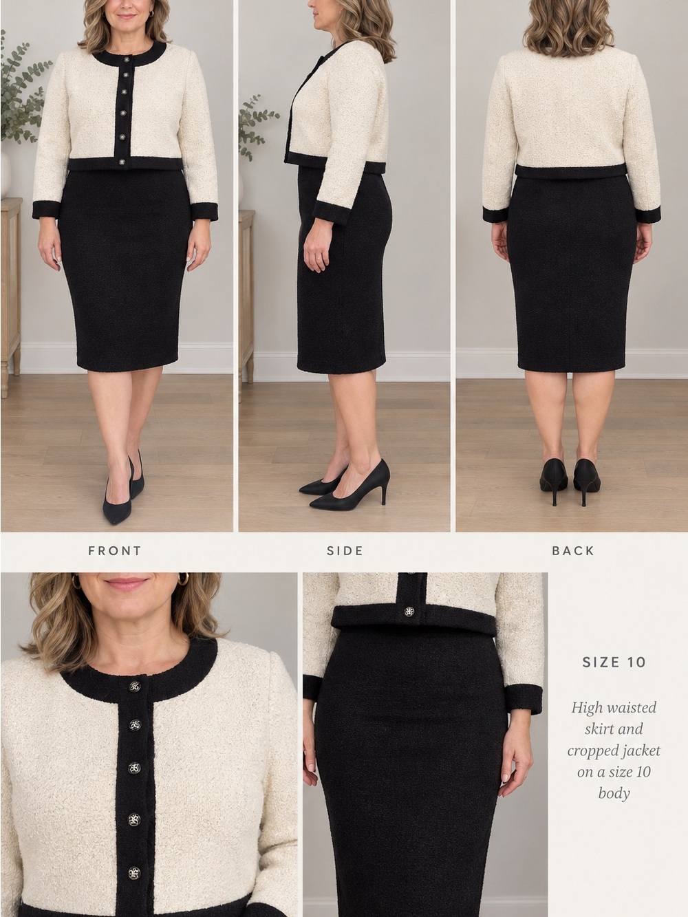 Bouclé Skirt Suit